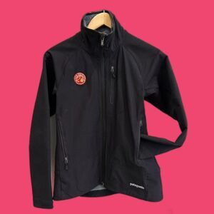 Patagonia Black Shell Jacket Women's XS New Belgium Beer